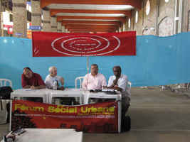 Meeting unitary at USF, Solidarity with Haiti