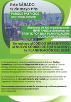 Argentina, Buenos Aires, Carta del Derecho a la Ciudad  y un manifiesto en rechazo al código urbanístico y al nuevo código de edificación