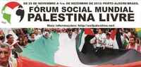 Brasil, los habitantes apoyan o FSM - Palestina Livre