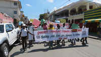 Haïti, Journée mondiale de l’Habitat: Des déplacés/es exigent leur droit d’avoir un logement décent