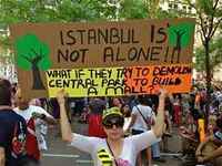 Istanbul, Urban Movements: We will not let Gezi Park, our labour, our life, our nature be touched!
