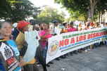 S. Domingo, protesta por Cero Desalojos y más inversión en viviendas